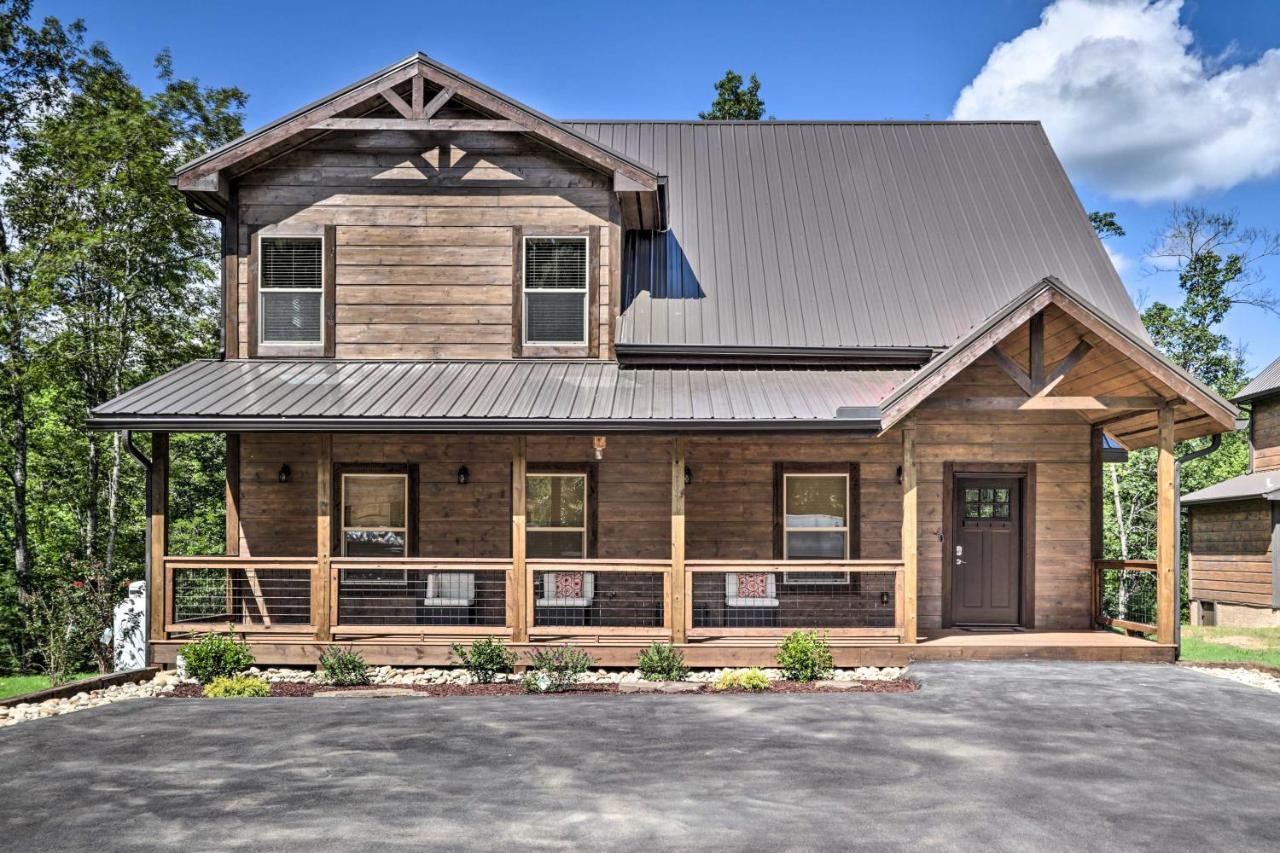 فيلا Smoky Cove Retreat With Private Hot Tub And Deck! سيفيرفيل المظهر الخارجي الصورة