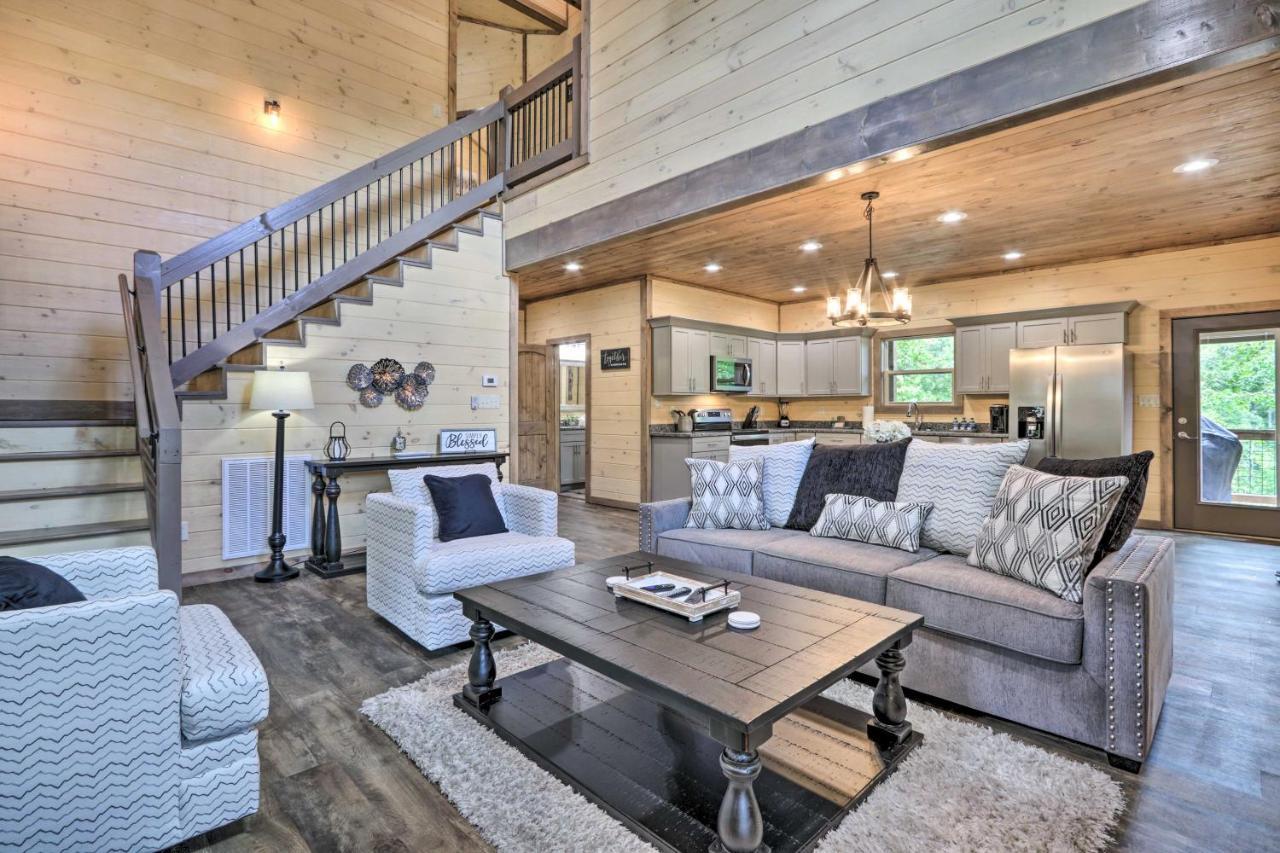 فيلا Smoky Cove Retreat With Private Hot Tub And Deck! سيفيرفيل المظهر الخارجي الصورة
