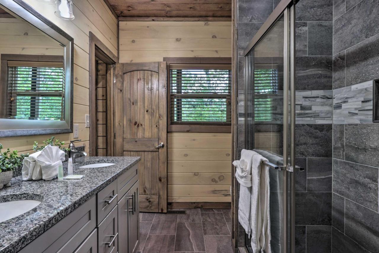 فيلا Smoky Cove Retreat With Private Hot Tub And Deck! سيفيرفيل المظهر الخارجي الصورة