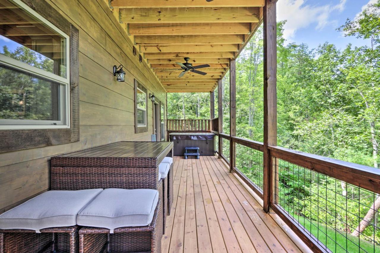 فيلا Smoky Cove Retreat With Private Hot Tub And Deck! سيفيرفيل المظهر الخارجي الصورة