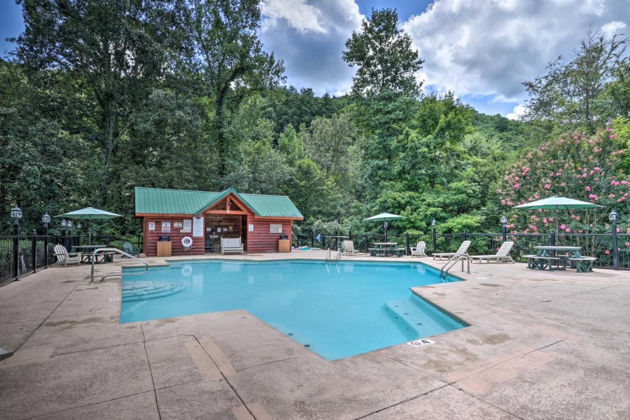فيلا Smoky Cove Retreat With Private Hot Tub And Deck! سيفيرفيل المظهر الخارجي الصورة