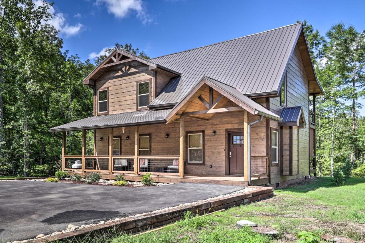 فيلا Smoky Cove Retreat With Private Hot Tub And Deck! سيفيرفيل المظهر الخارجي الصورة